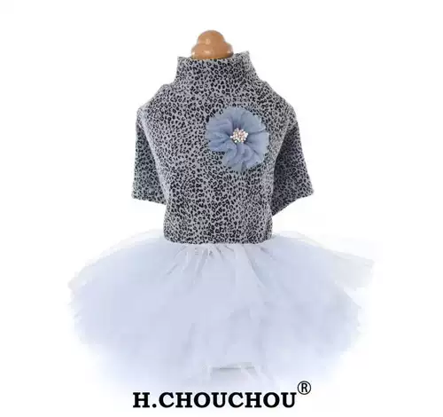 Уродливая H.Chouchou2019 Leopard Land Flower Dress Dog Dog Dog Princess Юбка 1943/5 Консультация еще более удивительно