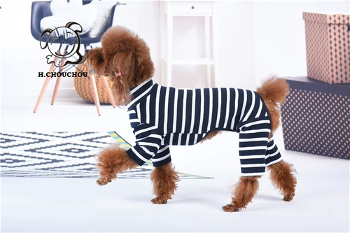 Уродливые H.Chouchou2018 Осень и зимние классические полосатые четырехнологичные брюки и собачья одежда 18126/56