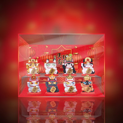taobao agent 【Move】52TOYS instant noodle cats with grain series, the third bombs, wealth, Jinbao dedicated display box