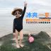 Cha mẹ trẻ con và đồ bơi trẻ em dài tay Đồ lót cho bé gái chống nắng cho bé gái lớn 1-3 bikini đồ bơi trẻ em xuất khẩu Đồ bơi trẻ em