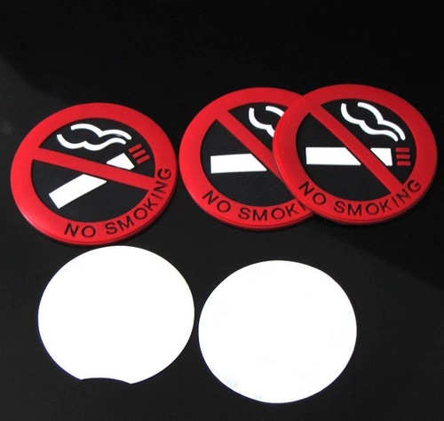 Знак логотипа без курения/наклейка/наклейка/наклейка на автомобиль в машине в машине
