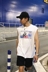 RKHL Xiaowen mùa hè Hàn Quốc retro in lỏng vest nam giới và phụ nữ Harajuku màu rắn không tay mồ hôi vest T-Shirt triều Lót