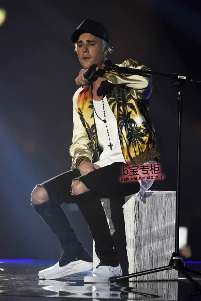 Джинсовая куртка-пуховик унисекс Justin Bieber, та же модель Justin Biebiegao Street мужская и женская праздничная кокосовая пальма бейсболка куртка куртка