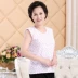 Áo nỉ nam và trung tuổi áo cotton nữ cotton không tay chạm đáy đồ lót ông già mùa hè cộng với size to béo áo cotton nam trung niên Áo vest