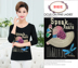 Phương thức ngắn tay t-shirt nữ mùa hè ăn mặc nửa tay áo sơ mi trung niên mẹ kích thước lớn áo sơ mi nữ t-shirt đáy áo sơ mi áo vest nữ trung niên Phụ nữ cao cấp