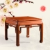 Dongyang gỗ gụ đồ gỗ hồng mộc mong muốn bàn vuông tám xu bàn gỗ hồng mộc nhỏ bàn vuông một bàn bốn ghế kết hợp Trung Quốc - Bộ đồ nội thất giường pallet Bộ đồ nội thất