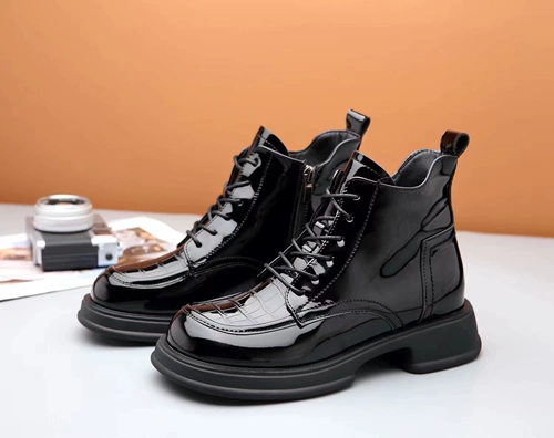 Новые кожа Martin Boots Plus Velvet 8009