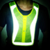 Nai Ai NiteIze ngoài trời LED thể thao vest phát sáng Vest an toàn cảnh báo đêm cưỡi ngựa áo khoác adidas Áo thể thao