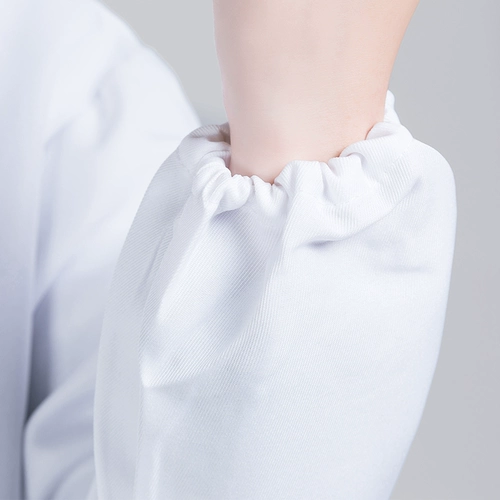 Бесплатная доставка белое пальто, длинная заводская кухонная столовая столовая кафетерий кухонные платье студенческое экспериментальное обслуживание уборка