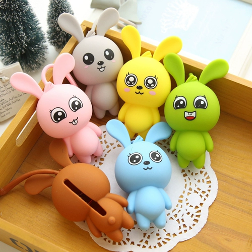 Силиконовая креативная ключница, морковная клубника, милый маленький мультяшный брелок с ключом, Южная Корея