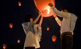 Мечтайте о огненном фестивале Flight Dream Confucius фонарь с свечой благословение на день рождения