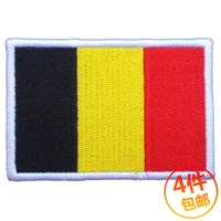 Bỉ dán cờ vải, thêu nhãn dán, chương Velcro thêu chương epaulettes có thể được tùy chỉnh bán miếng dán ủi quần áo