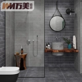 Wanmei Tiles Grey Kitchen Room Настенная кирпичная кирпичная кирпичная кирпичная балкон -балкон Анти -Слип Плитка 300x600
