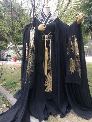 taobao agent Costume/COS Gorgeous Ancient Cos Male Black Golden Night Hua Emperor Mo Yuan Chang Geng Su Yan Mo Ran