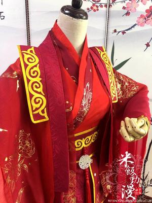 taobao agent The ancestor of the Magic Dao is forgotten the wedding wedding dress red golden ancient style Wei Wuxian/Lan Wangji/Huacheng/Jin Ling/Mo Ran COS