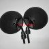 Yamaha xe tay ga Qiaoge 100 gương chiếu hậu retro điện Fans WISP sửa đổi gương tròn nhỏ những mẫu gương xe máy đẹp Xe máy lại gương