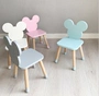 Mô hình vụ nổ Nội thất Bắc Âu phòng trẻ em gỗ rắn Mickey hình ghế mẫu giáo giáo dục sớm bàn ghế đạo cụ chụp - Phòng trẻ em / Bàn ghế ghế nhún cho bé sơ sinh