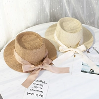 Соломенная шляпа Женская корейская летняя маленькая свежая столовая песчаная пляж.