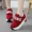 Phiên bản Hàn Quốc của giày thể thao nữ màu hồng hoang dã phù hợp với học sinh Velcro bên trong tăng 10cm nêm muffin với giày thấp