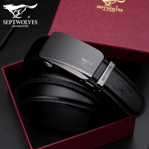 Septwolves, мужской ремень, высококлассные штаны, горка, из натуральной кожи