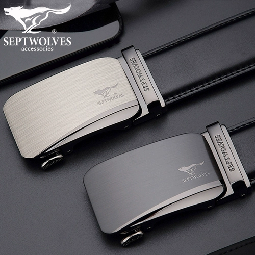 Septwolves, мужской ремень, высококлассные штаны, горка, из натуральной кожи