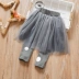 Trẻ em Hàn Quốc quần áo trẻ em culottes trẻ em trong trẻ em gái bé quần dài với lưới váy