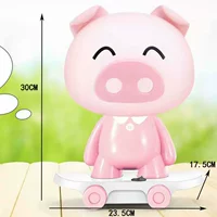 Очень большой, розовый