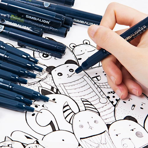 Дизайнерские комиксы для школьников, водонепроницаемый карандаш для губ, ручная роспись