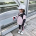 Áo khoác bé gái Abao mùa thu 2018 phiên bản mới của Hàn Quốc áo sơ mi dài trẻ em đi biển quần áo trẻ em xuất khẩu Áo khoác