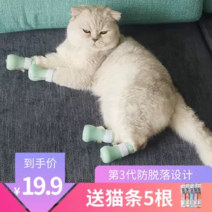 Чехол на кошачью лапу для защиты лап котенка от царапин и укусов.