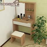 Модный современный и минималистичный туалетный столик для спальни, вместительная и большая система хранения, зеркало