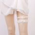Handmade Handmade Western Wedding Garter Garter Ren Leg Ring Phụ kiện cưới Amazon Hot
