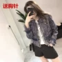 Mùa xuân 2019 nhỏ nước hoa áo tính khí xã hội mỏng mỏng áo cánh dày tweed áo ngắn nữ triều - Accentuated eo áo áo dạ lửng đẹp