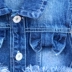 Áo len nữ mùa xuân hè 2019 phiên bản mới của Hàn Quốc áo khoác trẻ em nước ngoài nữ áo sơ mi nữ vest vest vai thủy triều - Áo ghi lê quan ao babi Áo ghi lê