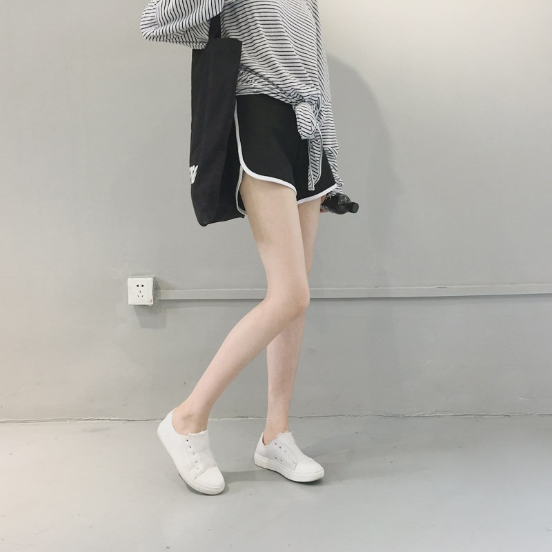 Summer casual thin summer polyester underpants thin loose shorts can be worn sportswear shorts