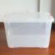 Прозрачный белый ящик для хранения