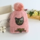 Шляпа с розовой кошкой