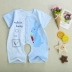 Sơ sinh Trẻ Sơ Sinh Mùa Hè Cotton Mỏng Ngắn Tay Áo Mở Một Mảnh Leo Phù Hợp Với Trẻ Sơ Sinh Bé Haber Đồ Ngủ