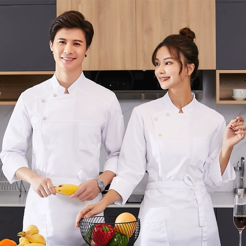 Catering Chef Work Olde мужская водонепроницаемая масляная одежда с длинными рукавами
