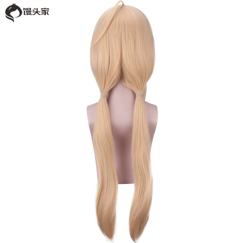 馒头家 Cos Wig Idol Master Cinderella Girl Shuangye Abricot светлую желтую форму длинные прямые волосы