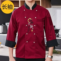 Красный лонгслив