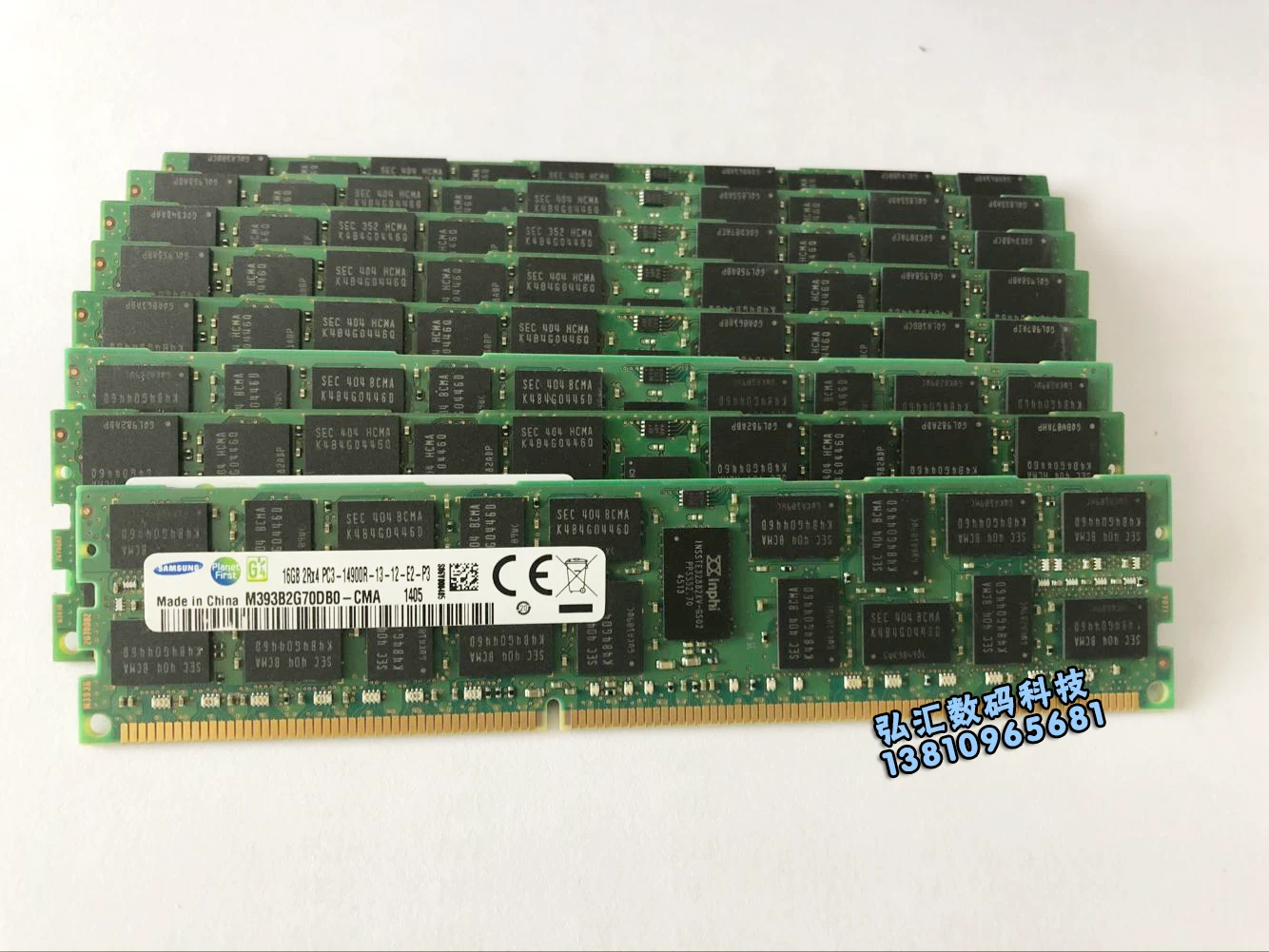 Серверная оперативная память (Samsung) 16 ГБ DDR3 1866 ECC Registered PC3-14900R, оригинал