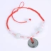 Vòng tay dây đỏ nữ phiên bản Hàn Quốc cá tính giản dị của năm sinh vòng tay dệt tay Sen sinh viên ác thần chống nhỏ vòng bạc cho bé Vòng đeo tay Clasp