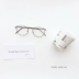 Một Chai G08 tươi văn học retro cổ điển tối giản kim loại kính vuông đơn giản khung vài cặp kính gọng kính cận nữ đẹp Kính