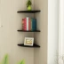 Góc tủ sách đơn giản kệ tam giác hình quạt kệ phòng khách phòng ngủ trang trí vách ngăn treo tường miễn phí - Kệ Kệ