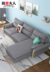 Phong cách hiện đại căn hộ sofa nhỏ phòng khách hoàn chỉnh bộ bàn ghế kết hợp bàn cà phê kệ tivi đẹp Bộ đồ nội thất