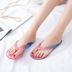 2018 mới hoang dã nữ giày mát mẻ mùa hè mặc bãi biển flip-flops dép nữ mùa hè pha lê trong suốt thời trang Dép