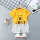 Bộ đồ ngắn tay cho bé trai cotton đẹp trai mùa hè bé hè quần áo trẻ em cho bé 0 bé gái Áo phông 3 trẻ em 1 tuổi - Phù hợp với trẻ em