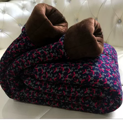 Утепленные удерживающие тепло бархатные штаны для матери, высокая талия, свободный крой