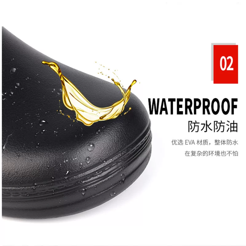 Giày chống trượt chính hãng giày đầu bếp wako giày chống trượt giày nhà bếp khách sạn nhà hàng giày làm việc không thấm nước chống thấm dầu chống mài mòn người đàn ông 